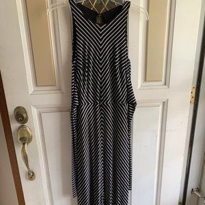White House Black Market Flare Dress XS